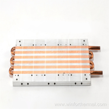 Aluminum Liquid Cold Plate with Copper Tubes